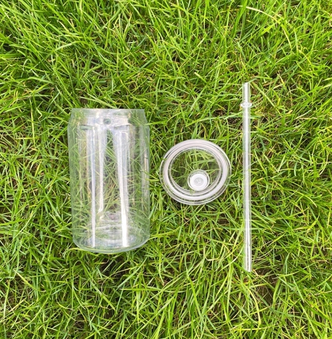 Alwin China Warehouse 16oz Acrylic Plastic Can with Clear Pp Lid ship out on March 15