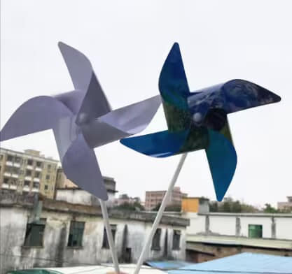 Alwin New stock arrival Sublimation windmill (4 corners) Free Shipping China