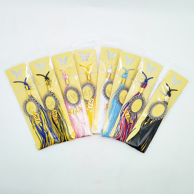 Alwin Hot selling Double sided printing Sublimation Graduation cap charm with tassel China