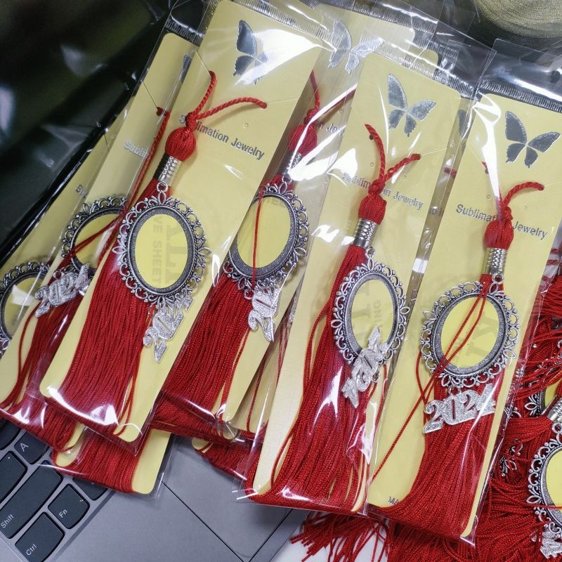 Alwin Hot selling Double sided printing Sublimation Graduation cap charm with tassel China