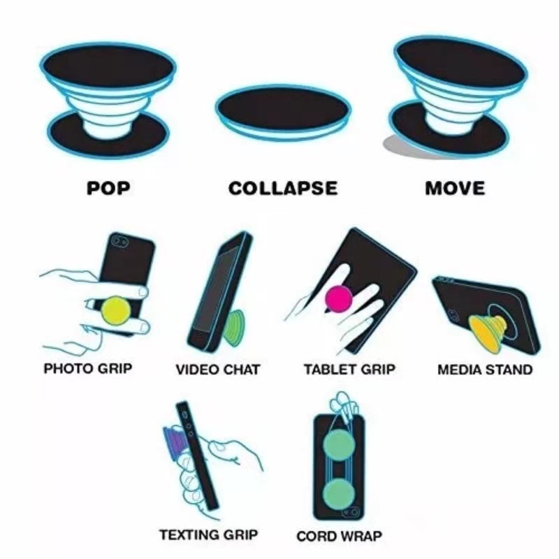 Alwin Sublimation mobile phone air bag holder Shipping from China air freight