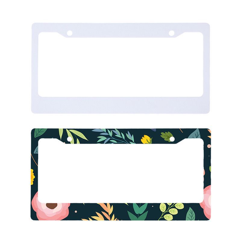 Alwin Sublimation two-hole metal license plate holder (single-sided printing) China