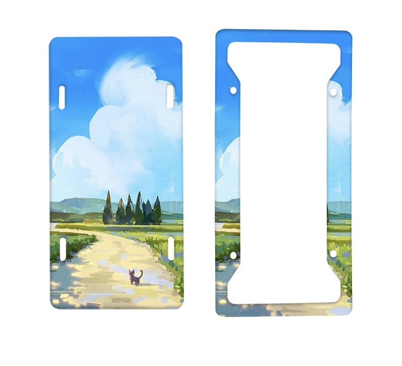 Alwin Sublimation two-hole metal license plate holder (single-sided printing) China