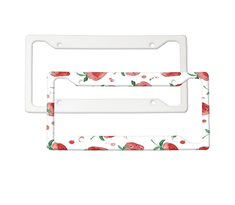 Alwin Sublimation two-hole metal license plate holder (single-sided printing) China
