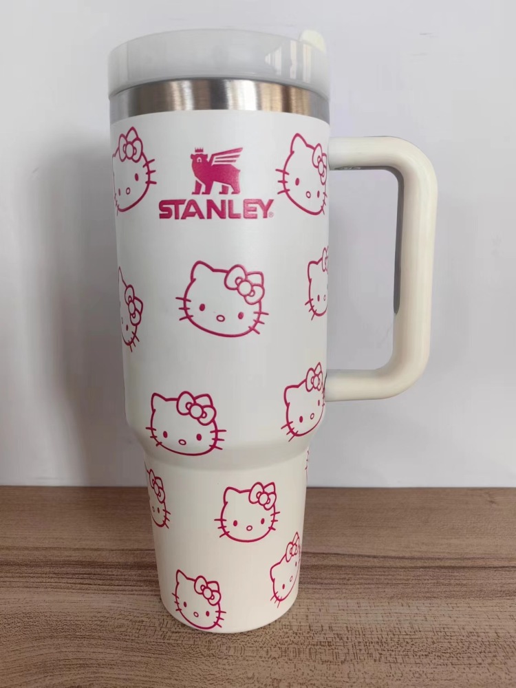 NEW China RTS Glitter 40oz HelloKitty Mugs Free Shipping (20PCS)
