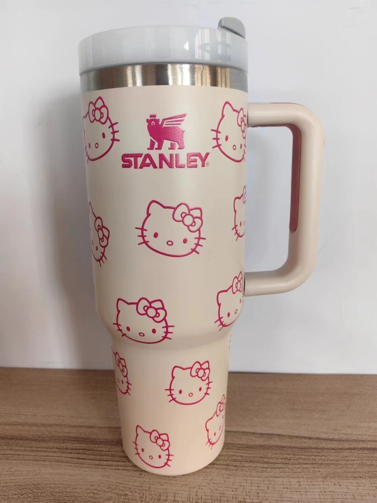 NEW China RTS Glitter 40oz HelloKitty Mugs Free Shipping (20PCS)