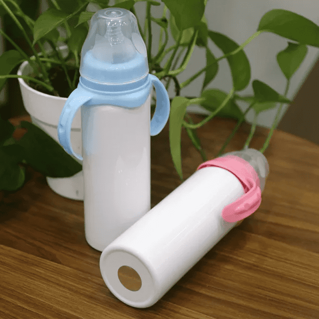 Alwin USA RTS 8oz Stainless Steel Sippy Cup Baby Feeding Water Bottle