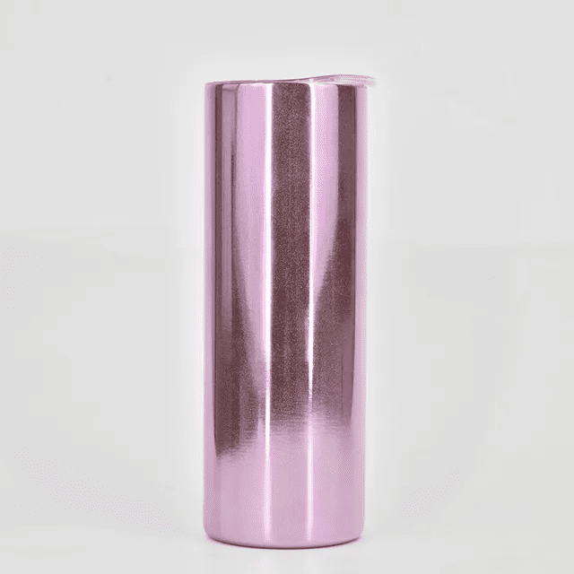 Alwin USA RTS 20oz Skinny Stainless Steel Sublimation Magic Mirror Tumbler