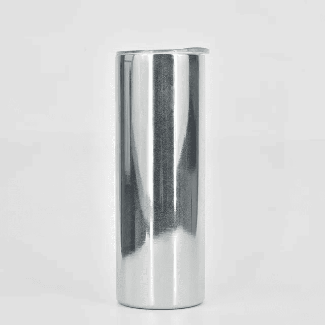 Alwin USA RTS 20oz Skinny Stainless Steel Sublimation Magic Mirror Tumbler