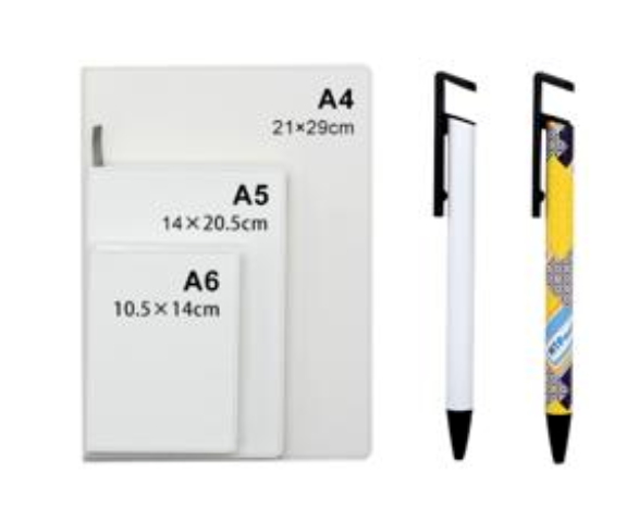 Alwin USA RTS New Design Gift Blank Size A5 Sublimation Printable Notebook With Leather Cover