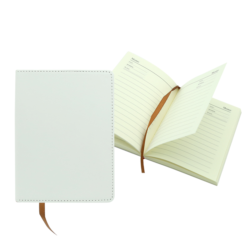 Alwin USA RTS New Design Gift Blank Size A5 Sublimation Printable Notebook With Leather Cover