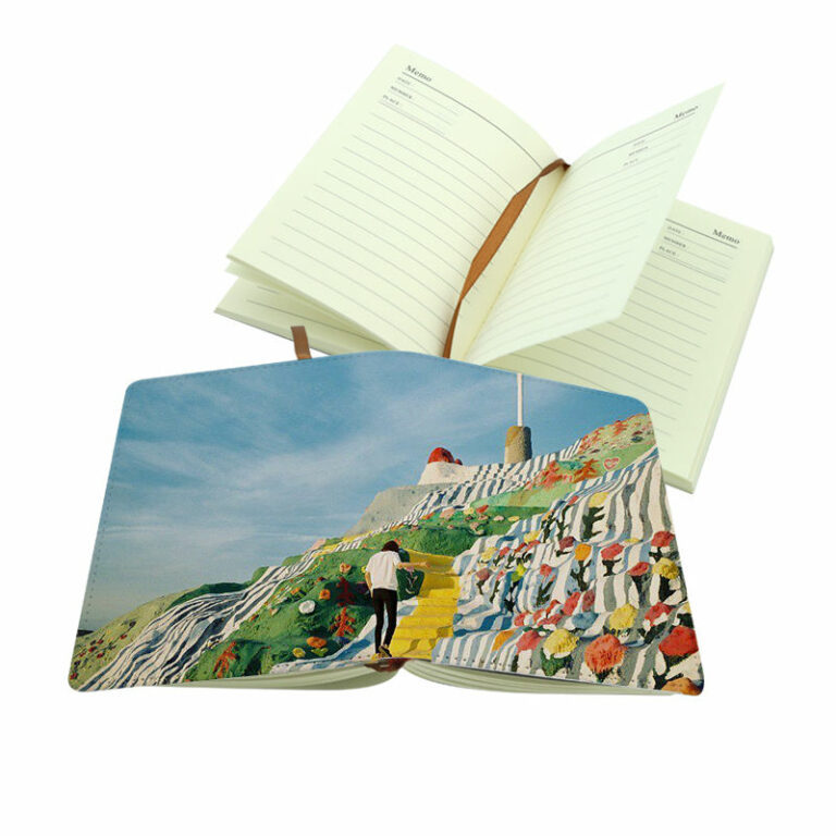 Alwin USA RTS New Design Gift Blank Size A5 Sublimation Printable Notebook With Leather Cover