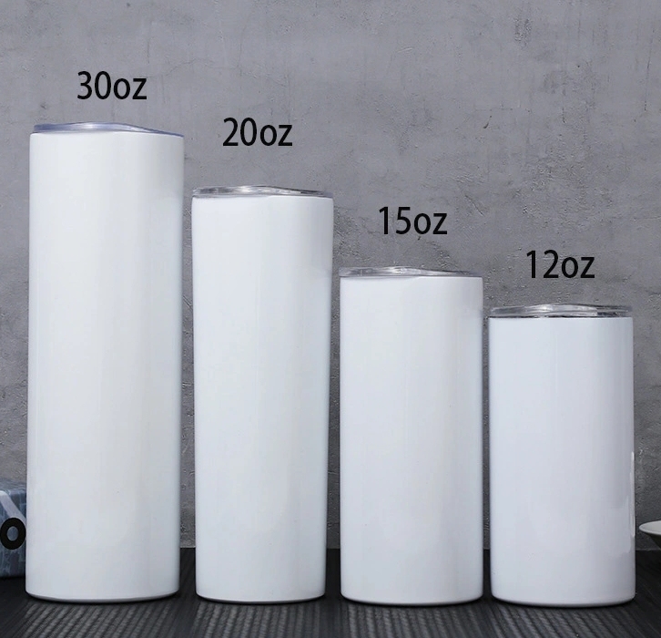 Alwin US RTS 30oz 22oz 20oz 15oz 12oz Sublimation Straight Glossy Tumbler (25PCS)