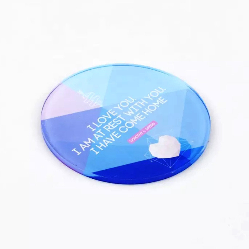 Alwin China RTS Sublimation Blank Acrylic Coasters round and square shape 95*95*4mm