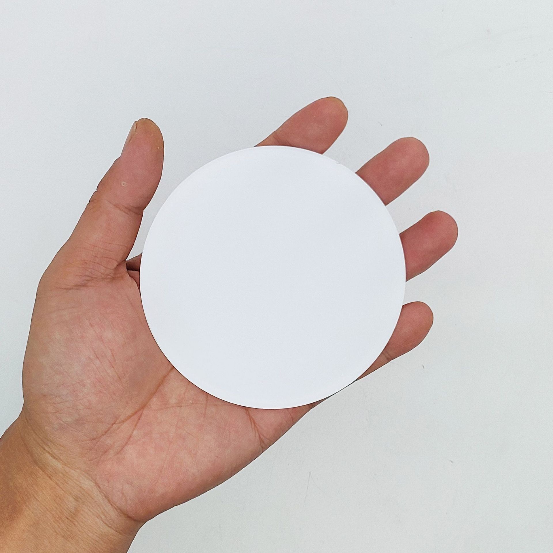 Alwin China RTS Sublimation Blank Acrylic Coasters round and square shape 95*95*4mm
