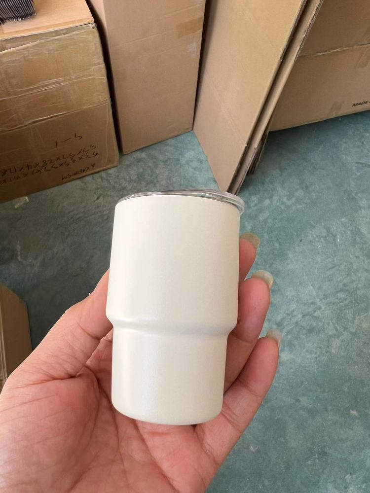 Alwin China RTS New Product 3oz taper shot glasses with metal straw 3oz Matte shot glasses for Laser Mixed Color 48pcs