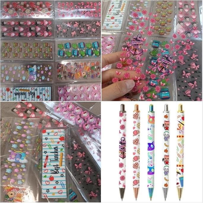 Alwin China RTS Customized UV DTF Wraps Stickers for Pen