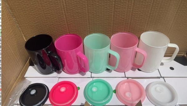 Alwin USA RTS 17oz Sublimation Dark-Colored Glass Mug with Handle