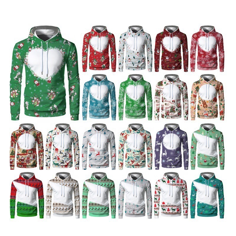 Alwin China RTS NEW Sublimation Bleached Long Sleeve Hoodies Sublimation Cloth