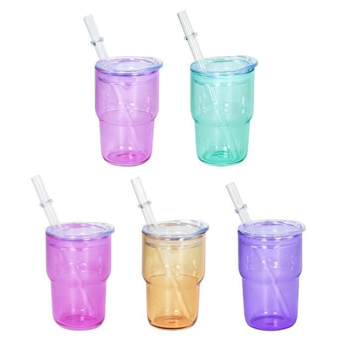 Alwin USA RTS 3oz Colorful Sublimation jelly Glass Tumbler,with plastic ...