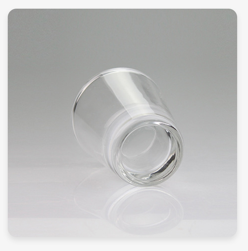 Alwin USA RTS 1.5oz Shot Glass Wine Mug with Heavy Base Clear & Frosted Glass Cups