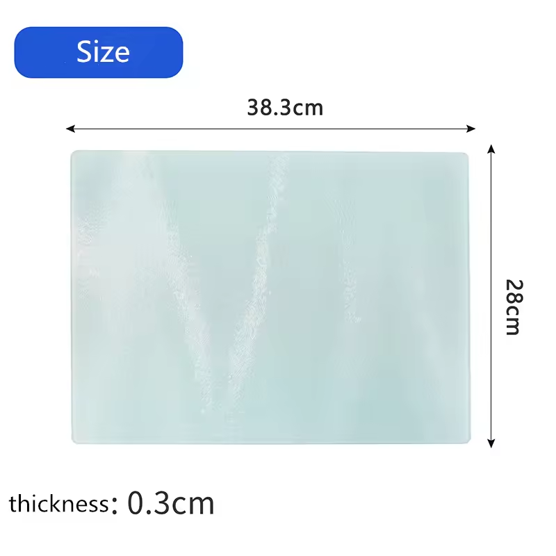 Alwin USA RTS Sublimation Glass Cutting Board 11*15 inches
