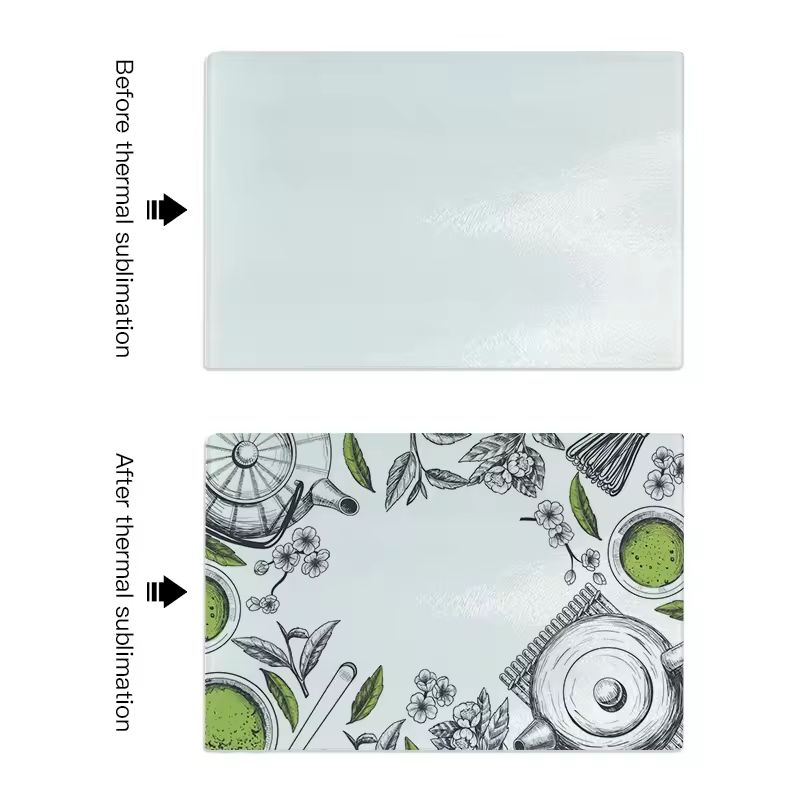 Alwin USA RTS Sublimation Glass Cutting Board 11*15 inches