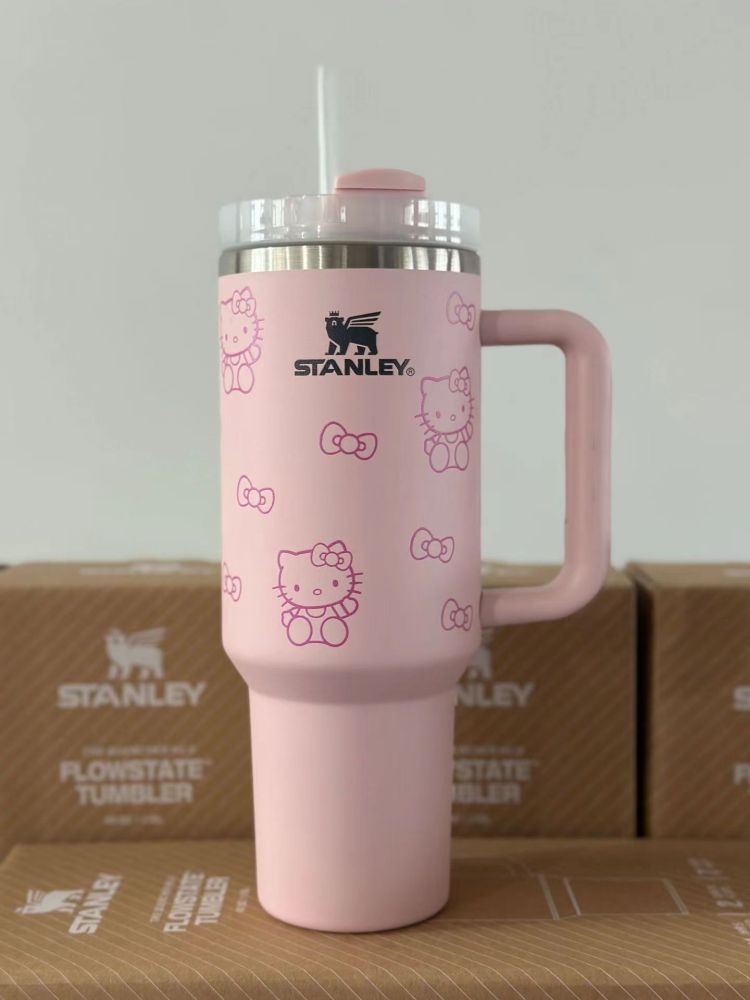 NEW China RTS Glitter 40oz HelloKitty Mugs Free Shipping (20PCS)