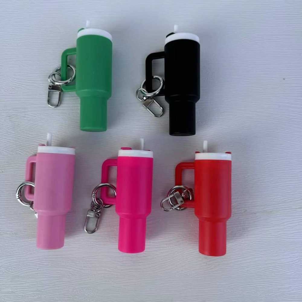 Alwin China RTS New style mini Stanley tumbler keychain Mixed 6 colors Air Shipping