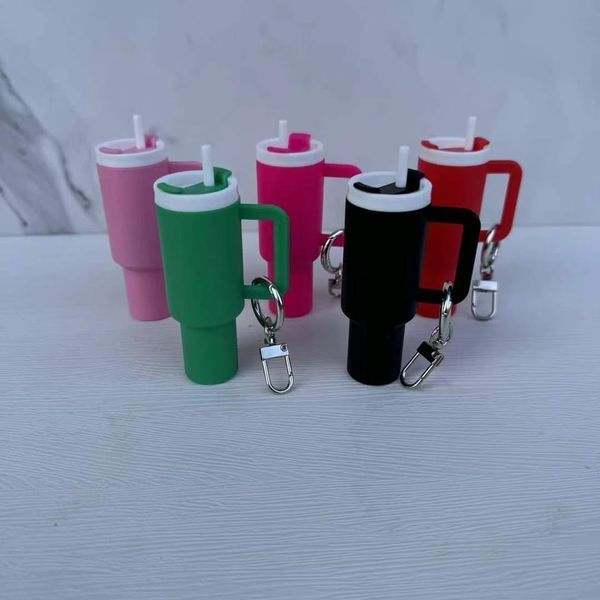 Alwin China RTS New style mini Stanley tumbler keychain Mixed 6 colors Air Shipping