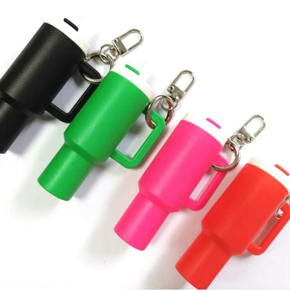 Alwin China RTS New style mini Stanley tumbler keychain Mixed 6 colors Air Shipping