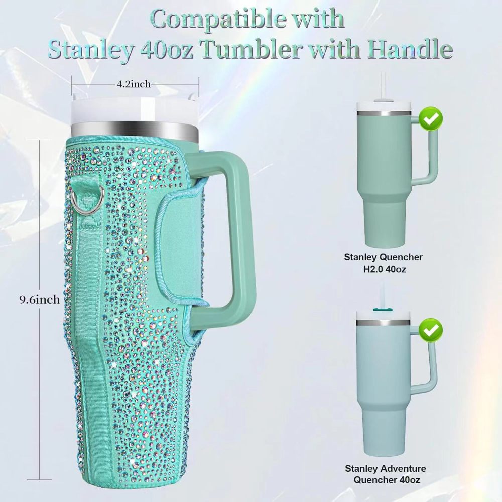 Alwin China RTS Hot Sale Rhinestone Cups Cover Holder for 40oz
