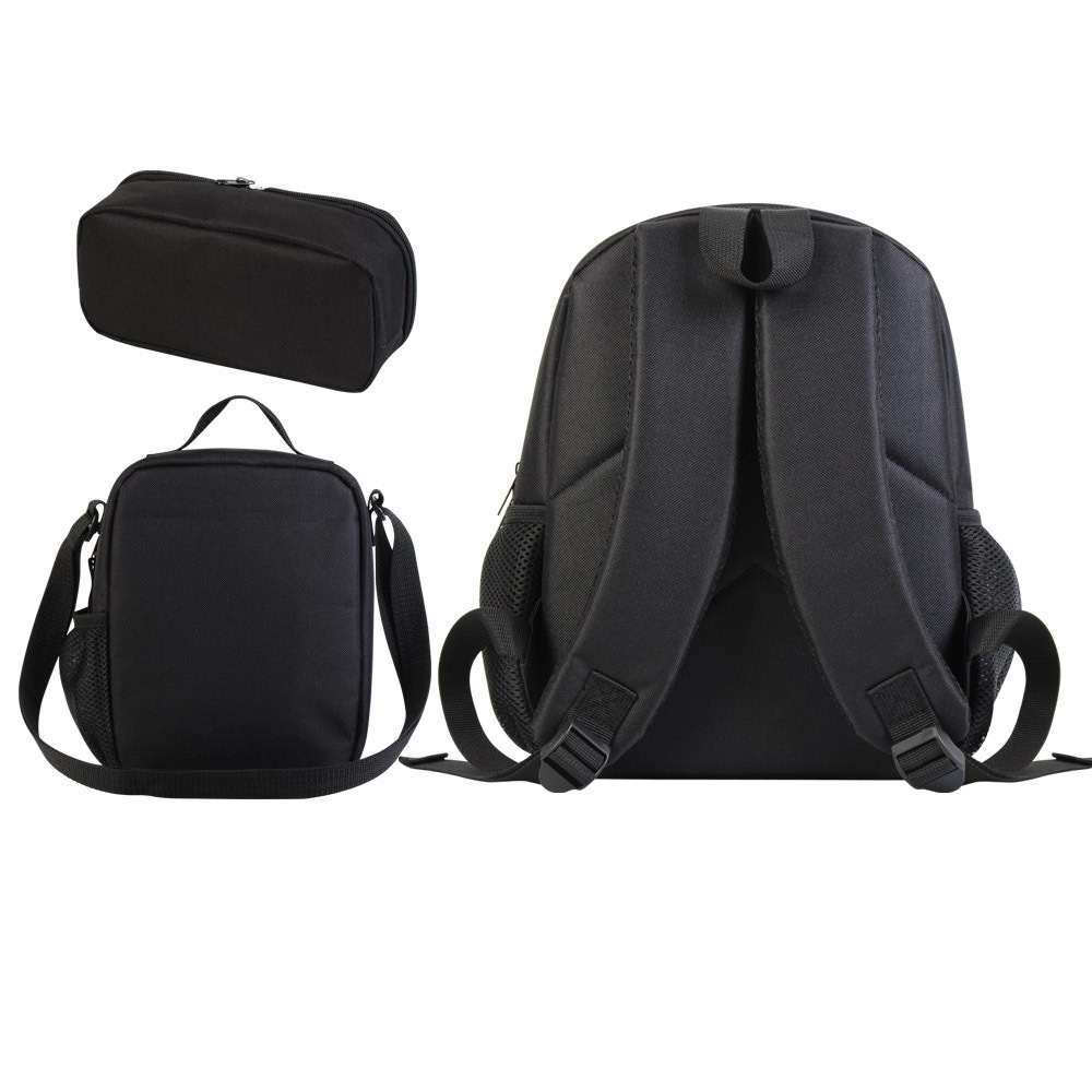 Alwin China RTS Hot Selling Sublimation Blank Lunch Tote Bag/Pencil Case/School Backpacks Set