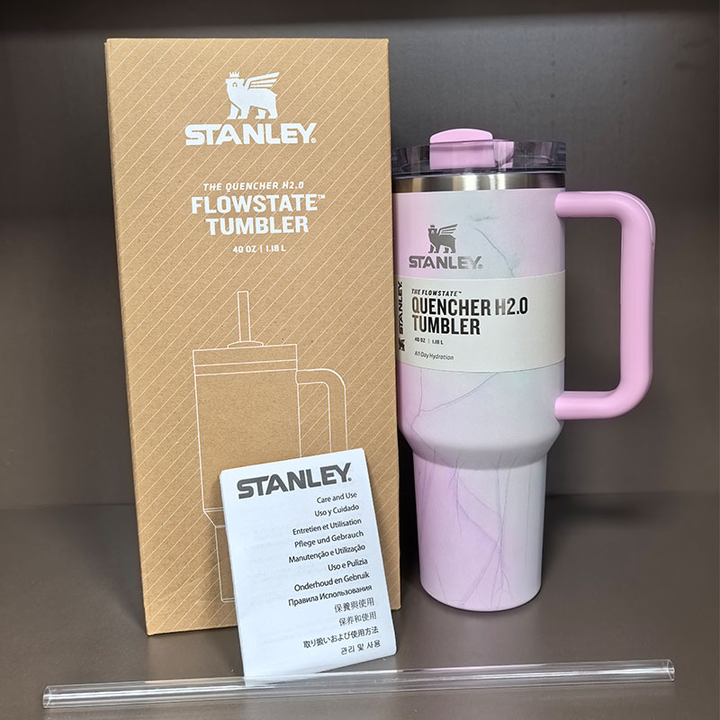 Alwin 40oz NEW Stanley Tumbler With Handle Christmas Custom Logo China Warehouse RTS