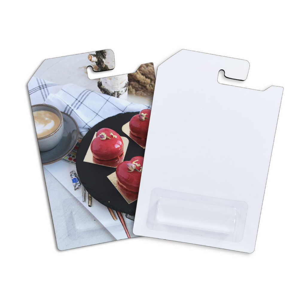 Alwin China RTD Sublimation blank MDF money holder gift card Hot Sale