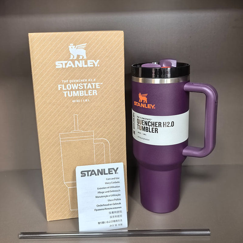 Alwin 40oz NEW Stanley Tumbler With Handle Christmas Custom Logo China Warehouse RTS
