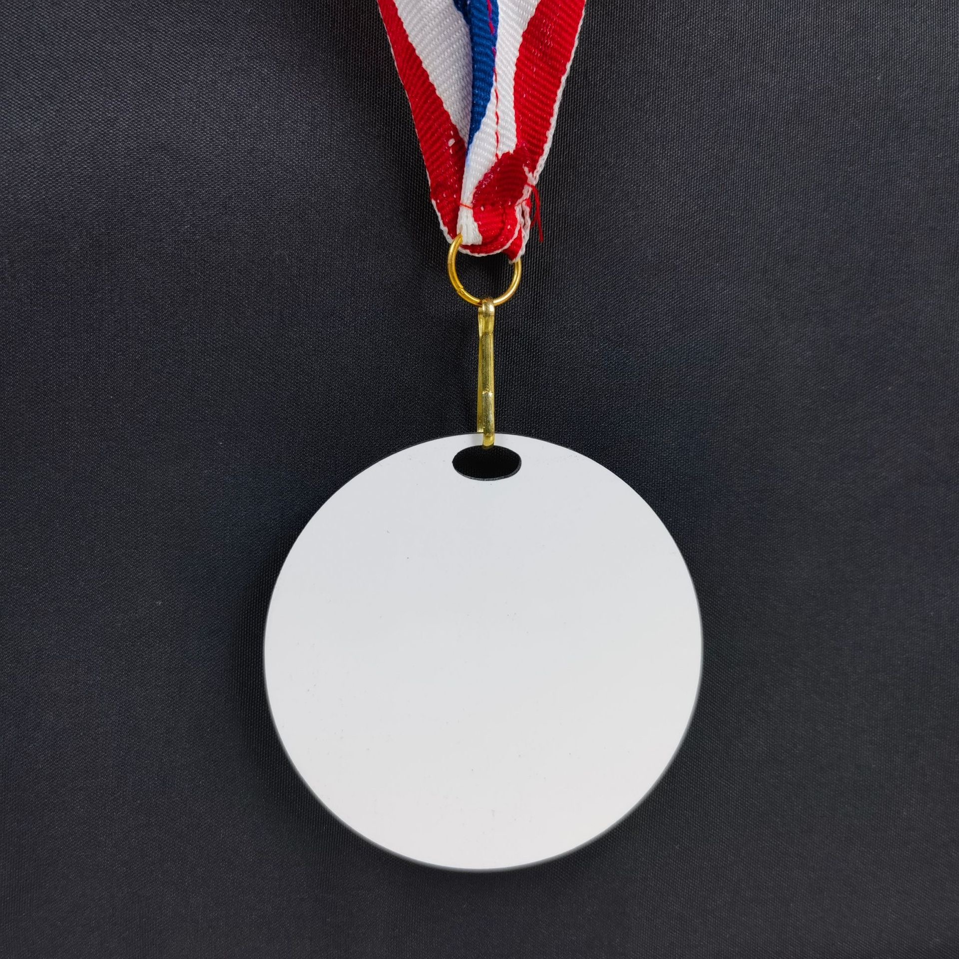 Alwin China RTS Sublimated blank MDF board medal double-sided sublimation