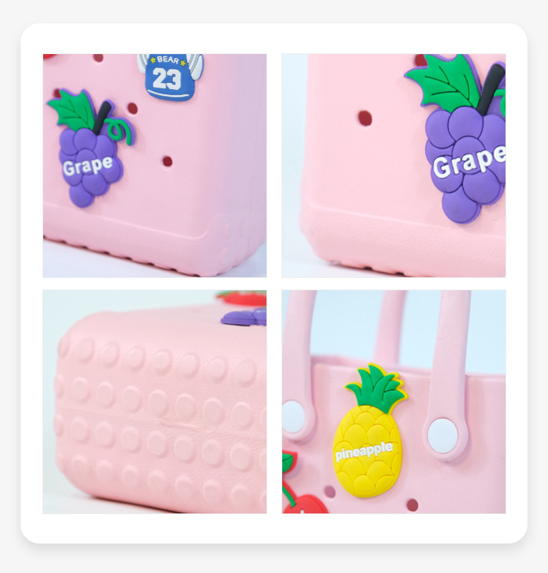 Alwin China RTS EVA Beach Bag Waterproof Dazzle Cartoon Decorative Crossbody Bag