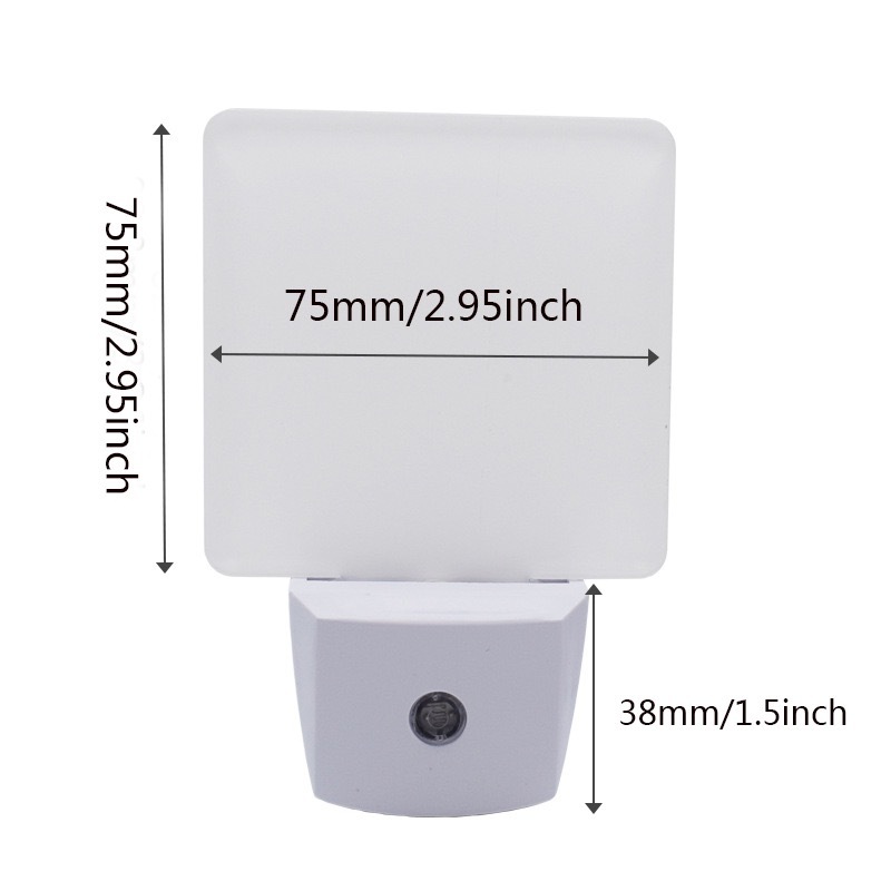 Alwin China RTS Hot Selling Sublimation Blank Acrylic LED Night Light US Plug