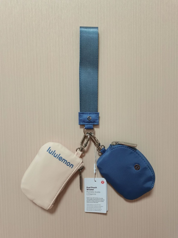 Alwin China RTS Lulu Lemon wallets Keychain Mxied Color Air Shipping