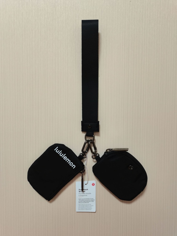 Alwin China RTS Lulu Lemon wallets Keychain bag Mxied Color Air Shipping