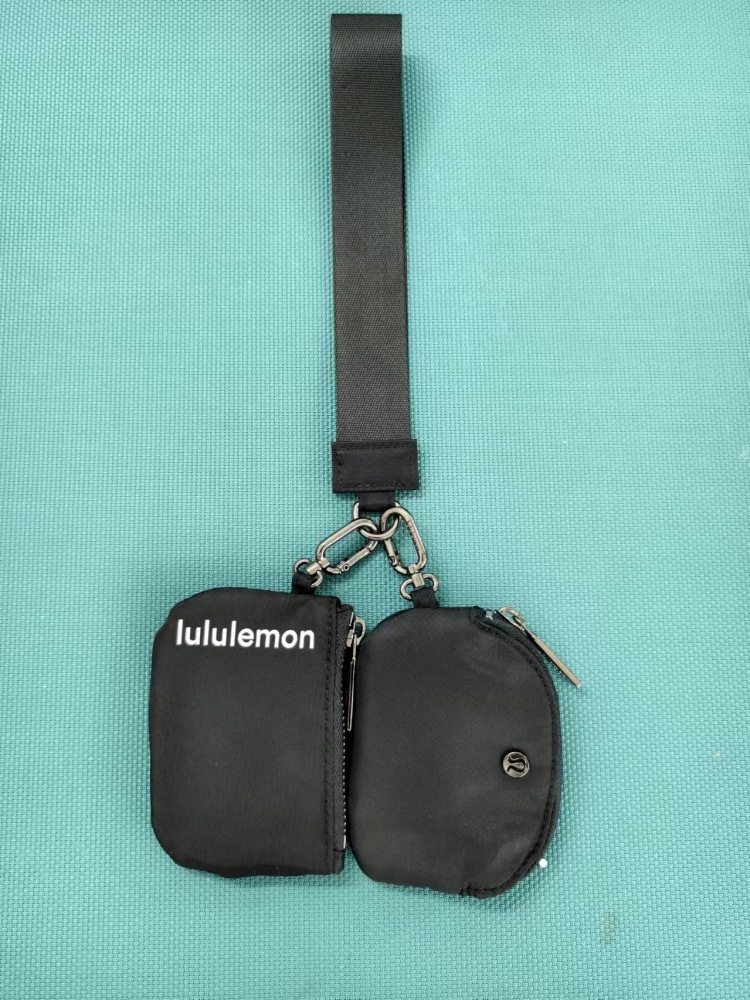 Alwin China RTS Lulu Lemon wallets Keychain bag Mxied Color Air Shipping