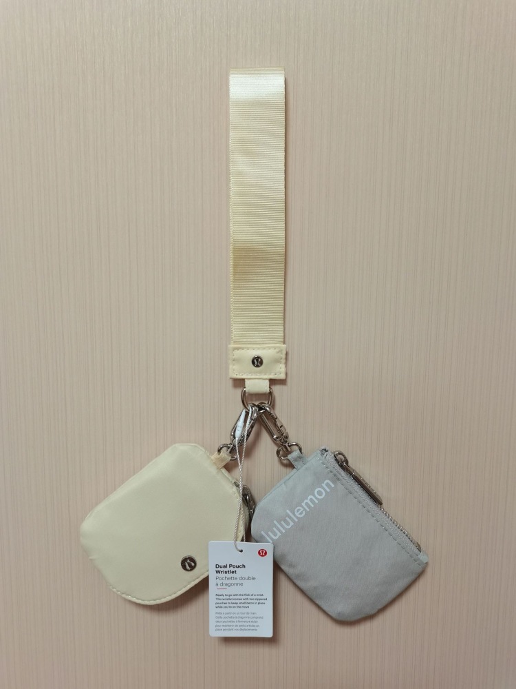 Alwin China RTS Lulu Lemon wallets Keychain bag Mxied Color Air Shipping