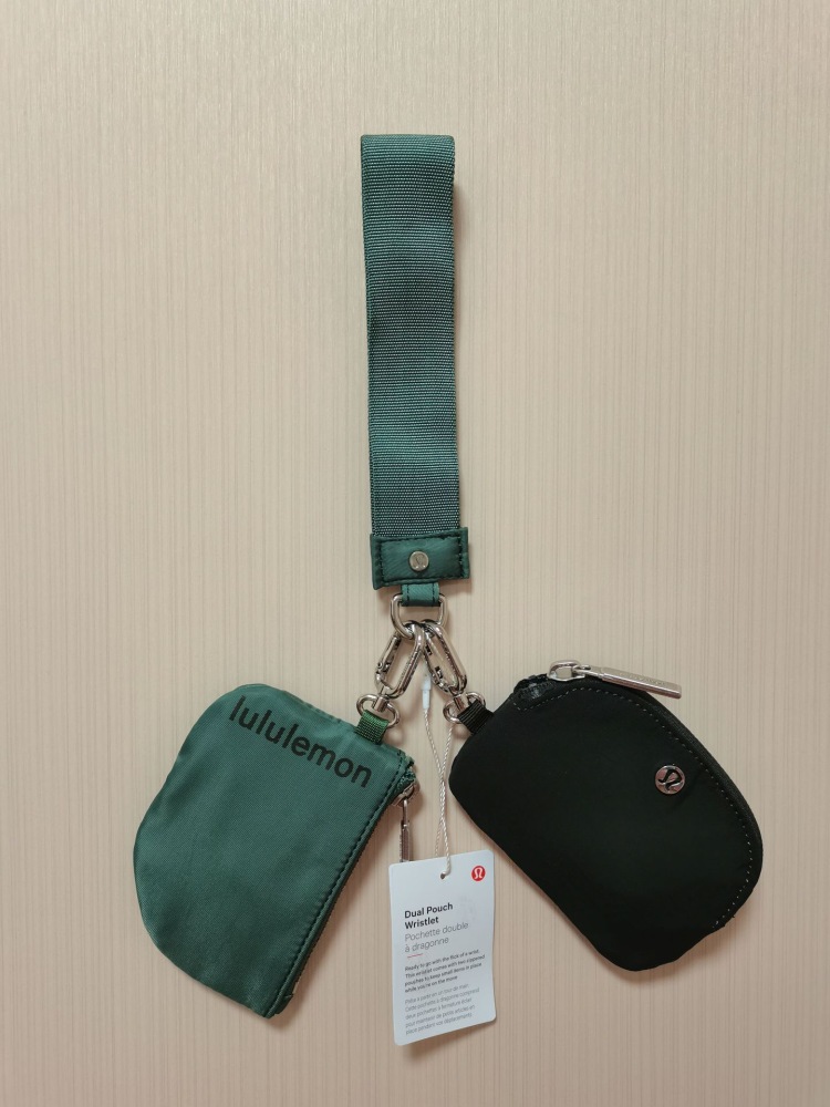 Alwin China RTS Lulu Lemon wallets Keychain Mxied Color Air Shipping