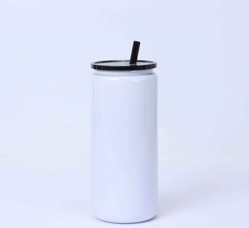 Alwin China RTS New 16oz Double Wall Stainless Steel Sublimation Vacuum Mason Mug Can