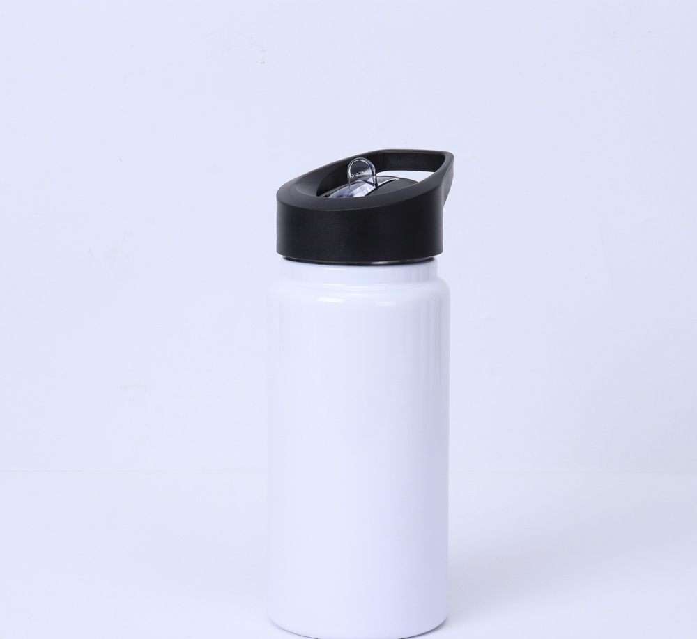 Alwin China RTS New 14oz Double Wall Stainless Steel Sublimation Thermos Cup Color Suction Nozzle Cup Cover Portable Sports Water Cup