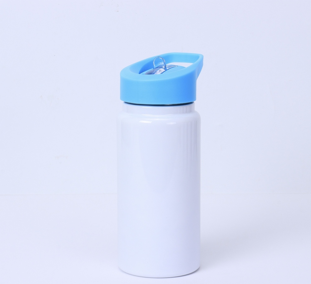 Alwin China RTS New 14oz Double Wall Stainless Steel Sublimation Thermos Cup Color Suction Nozzle Cup Cover Portable Sports Water Cup