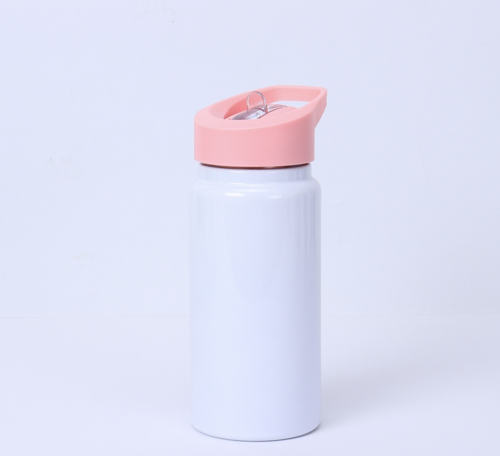Alwin China RTS New 14oz Double Wall Stainless Steel Sublimation Thermos Cup Color Suction Nozzle Cup Cover Portable Sports Water Cup