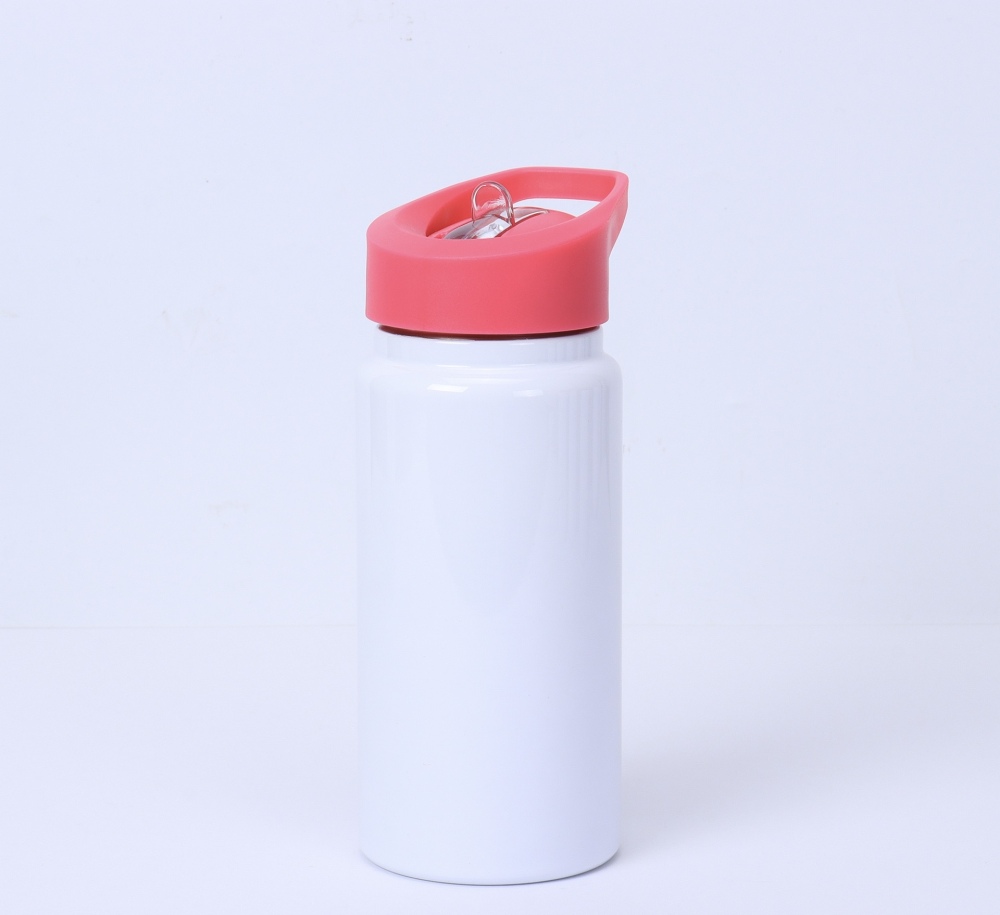 Alwin China RTS New 14oz Double Wall Stainless Steel Sublimation Thermos Cup Color Suction Nozzle Cup Cover Portable Sports Water Cup