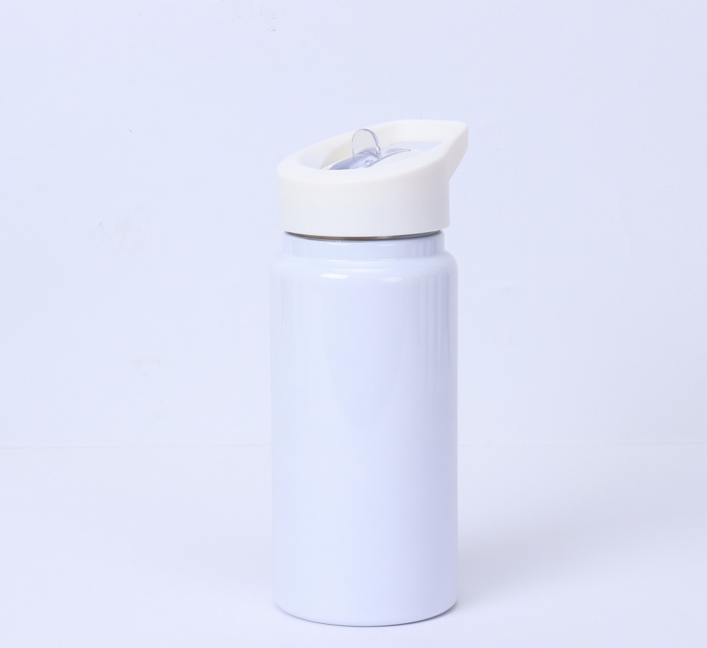 Alwin China RTS New 14oz Double Wall Stainless Steel Sublimation Thermos Cup Color Suction Nozzle Cup Cover Portable Sports Water Cup